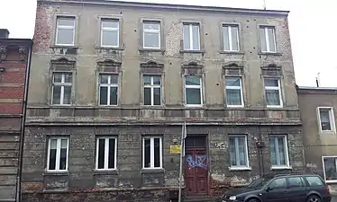 Facade on the street