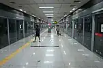 Full-height platform screen doors in Seoul Subway Line 9 Gayang Station