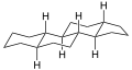 5α-Gonane, side-perspective view