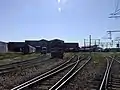 Trains at the Ankara Railway Factory.