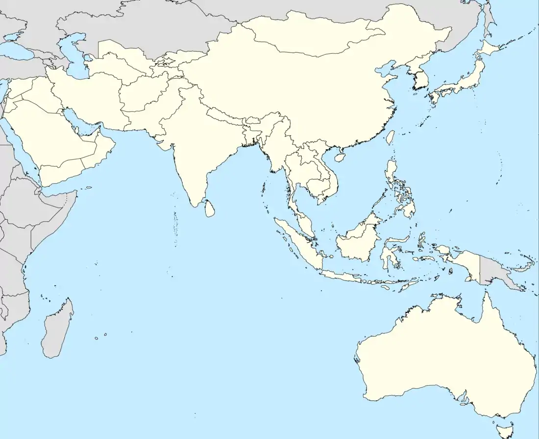 2015 AFC Futsal Club Championship is located in Asian Football Confederation