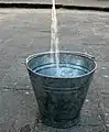 A metal bucket