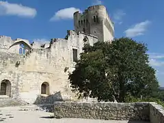 The Pons de l'Orme tower at Montmajour Abbey (14th century)