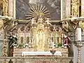 Decorations in front of the Main altar