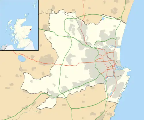 Woolmanhill Hospital is located in Aberdeen