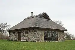 The oldest building on Abruka: The Abruka House (Abruka maja).