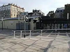 North station entrance.