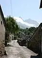 The Pyrenees from Accous town