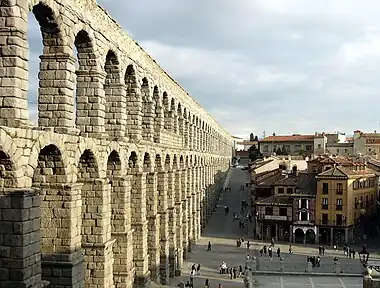 Aqueduct in Segovia, Spain