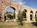 Aqueduct in Chihuahua. Mexico