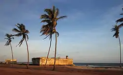 Old trading fort at Ada Foah