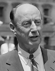 Former Governor Adlai Stevenson of Illinois