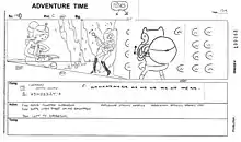 The image depicts two panels filled with cartoon drawings.