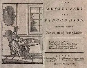 An early edition of Adventures of a pincushion