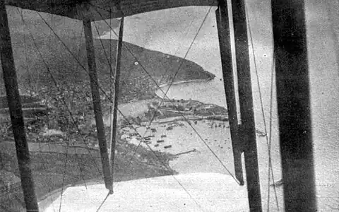 Aerial view of Dardanelles → August 14, 1915, 2 (52): 599