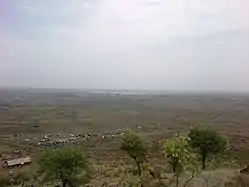 View of Shajapur from Bhairo Dungri