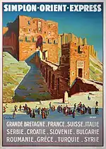 Simplon-Orient-Express poster