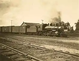 Engine № 72 at Sturgeon Bay; from postcard of unknown date