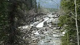 Waterfalls on the river