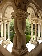 Aix Cathedral Baptistery seen from the Cloister