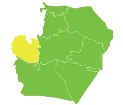 Al-Jarniyah Subdistrict within Raqqa Governorate