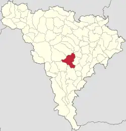 Location in Alba County