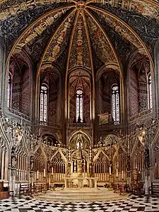 Vaults of the apse at the east end