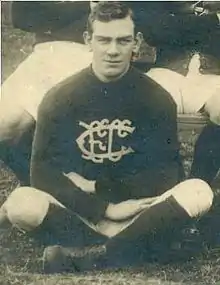 Alex Lang of Carlton in 1906