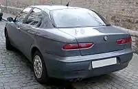 Rear end in 2002 facelift version