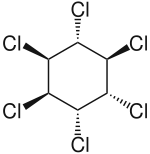 α-Hexachlorocyclohexane, the levorotatory enantiomer