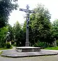 Crucifixion in bronze for centrum of Alter Südfriedhof (1850)