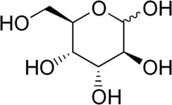 Stereo structural formula of (6R)-altropyranose