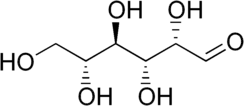 Stereo structural formula of (5R)-altrose