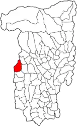 Location in Vâlcea County