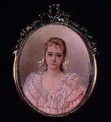 Miniature portrait on ivory