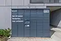 An Amazon Locker near a student dormitory in Hof, Germany