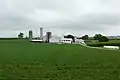 Typical Amish dairy farm.