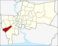 Khet location in Bangkok