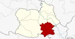 District location in Chai Nat province