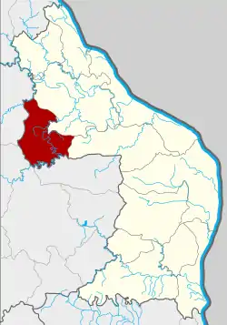 District location in Nakhon Phanom province