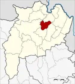 District location in Chiang Rai province