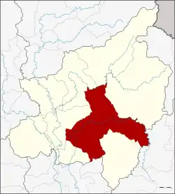 District location in Phitsanulok province