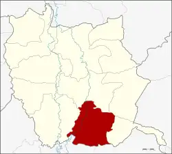 District location in Phichit province