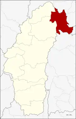 District location in Phetchabun province