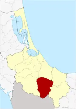 District location in Songkhla province