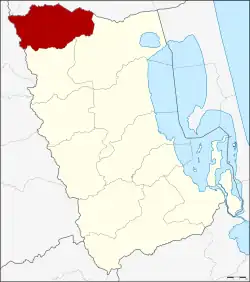 District location in Phatthalung province