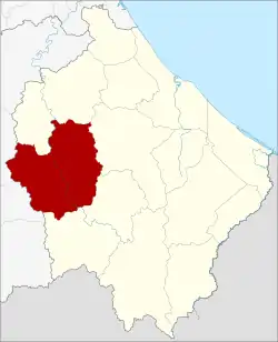 District location in Narathiwat province