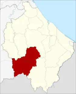 District location in Narathiwat province