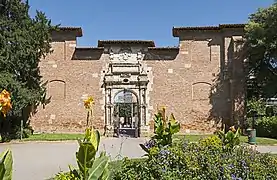 Renaissance portal in Jardin des plantes