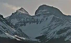 Mount Parrish (right), (Andy Good Peak to left)